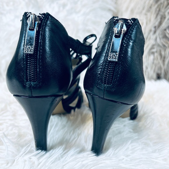 BoHo Black HIGH HEELED Dressy Gladiator Sa… - Picture 3 of 9